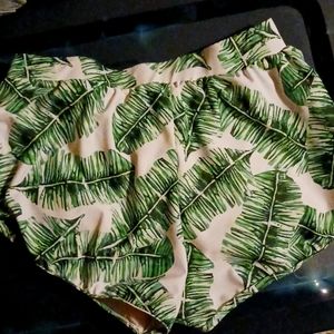 Palm leaf shorts